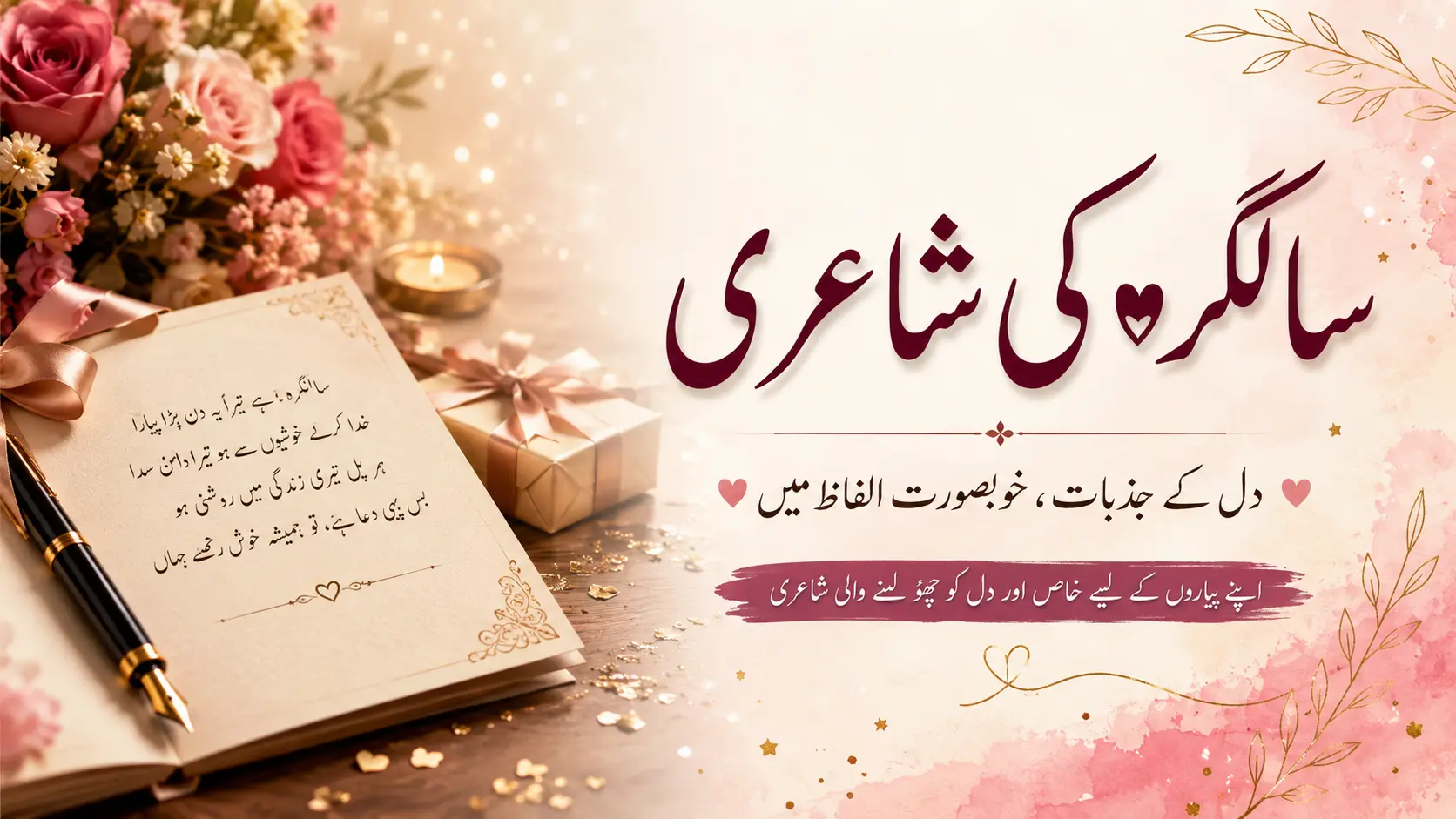 Celebratory birthday poetry in Urdu