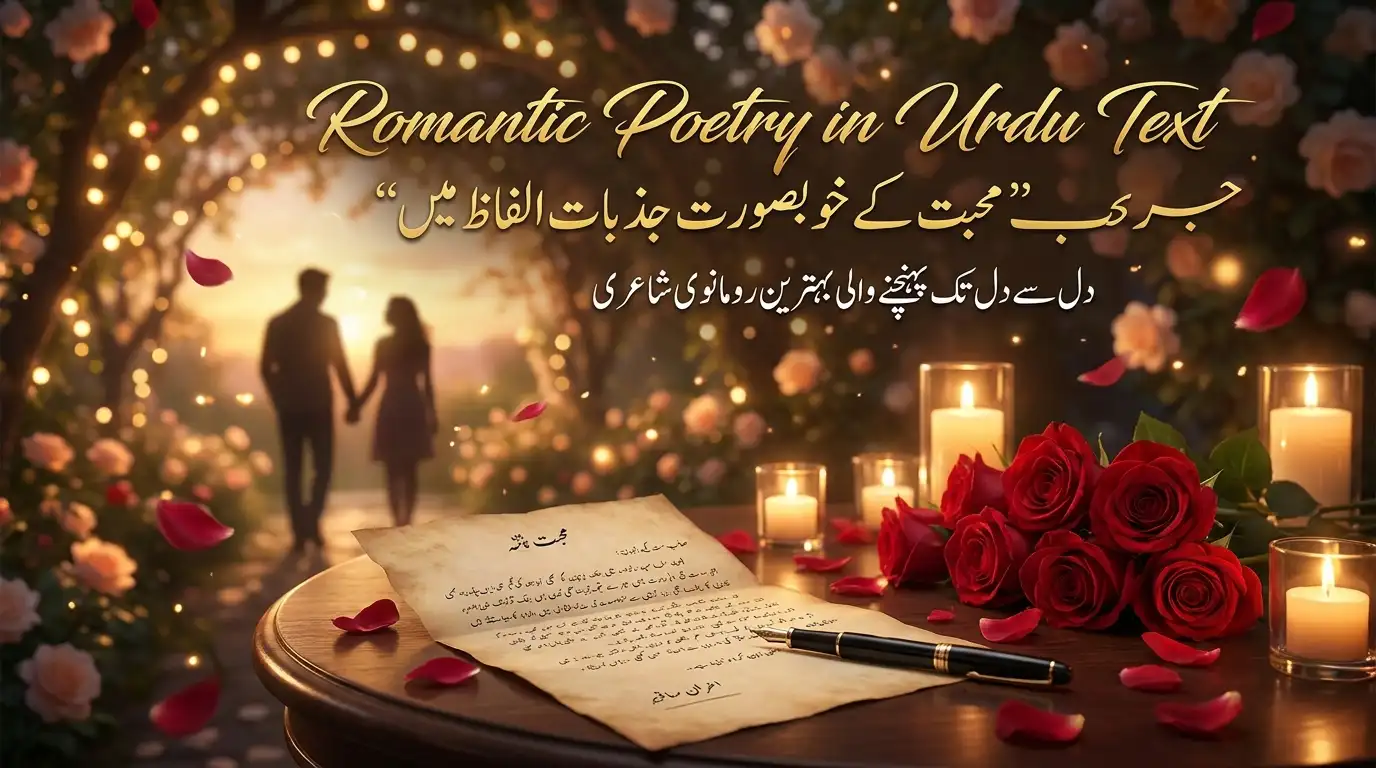 Romantic Poetry in Urdu Text
